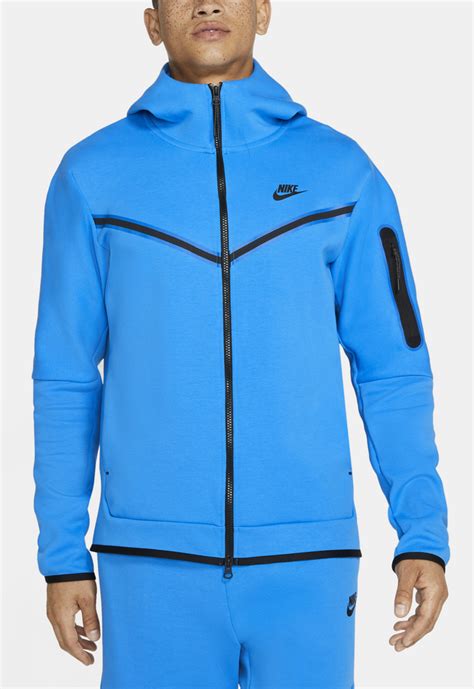 donker blauw nike tech|Blauw Tech Fleece .